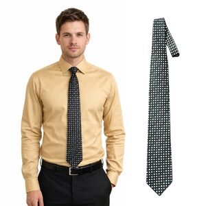 Elegant Black, Tan and White Checkered Tie
🔥 % bundle of 3, 5, 10, 15 or 20 ties